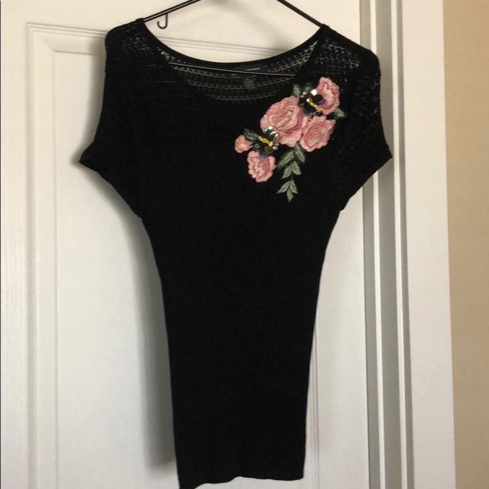 Blouse, stretchy.
